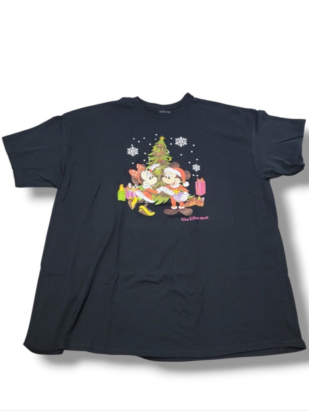 Disney Shirt Size XXL Walt Disney World Mickey Minnie Christmas Graphic T-Shirt